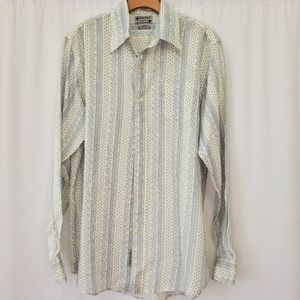 Lucky Brand Linen button Shirt men's size M -New